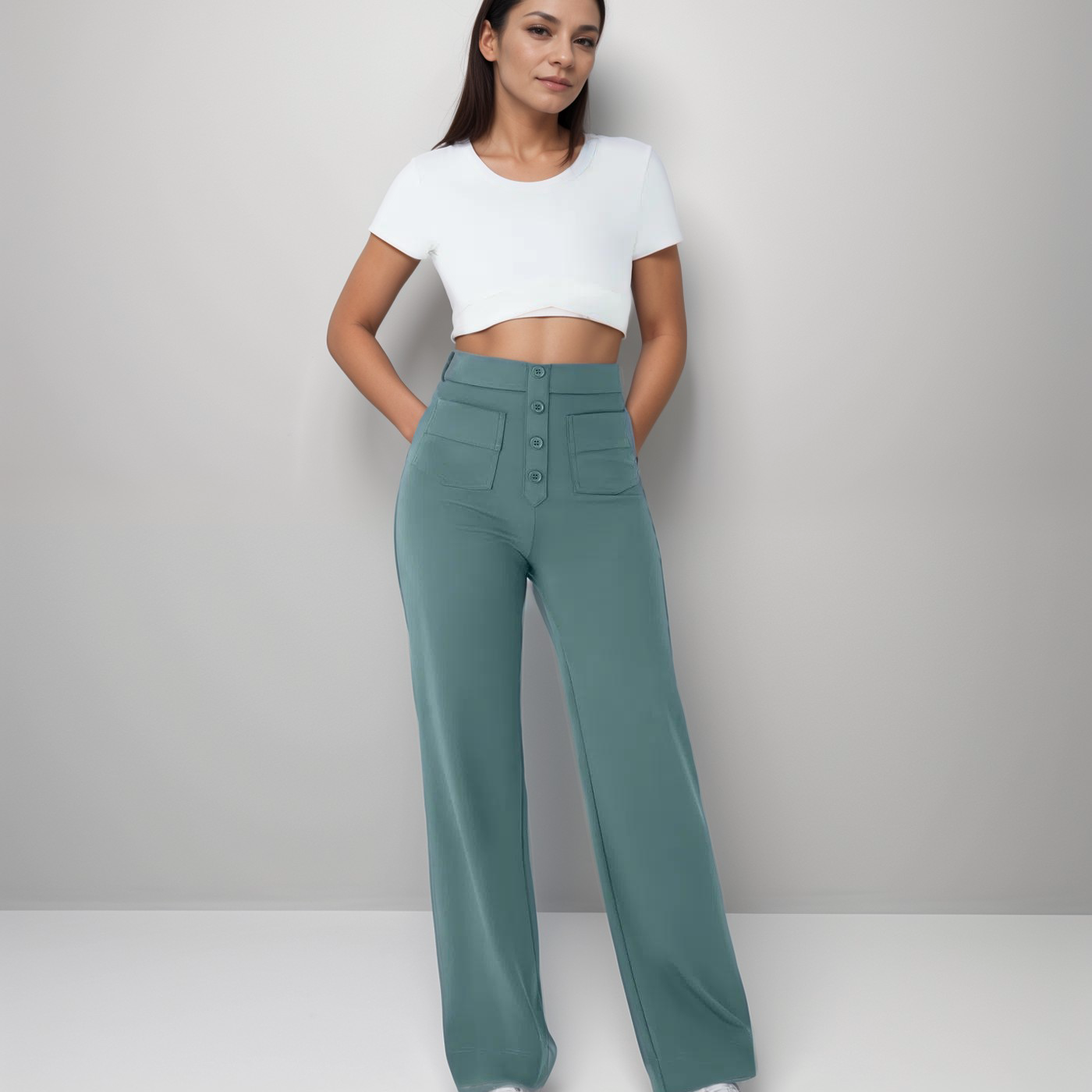 Elsa - Flexible High-Waisted Pants