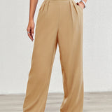 Fiene – Wide high-waisted trousers made of lightweight material