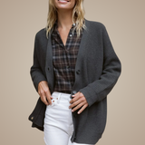 Gabriella – Women's oversized cardigan made of soft knitwear