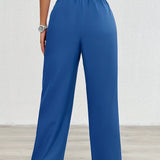 Fiene – Wide high-waisted trousers made of lightweight material