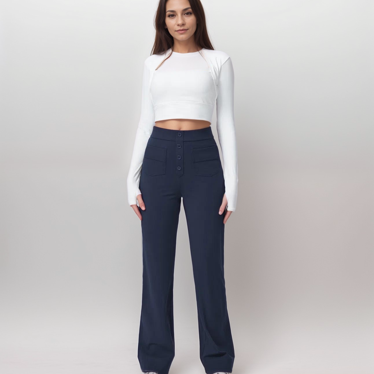Elsa - Flexible High-Waisted Pants