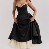 Julia – Midi dress with Corset Top and Tulle Skirt
