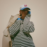 Emira – Striped Knit Sweater with Round Neck