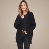 Gabriella – Women's oversized cardigan made of soft knitwear