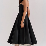 Julia – Midi dress with Corset Top and Tulle Skirt