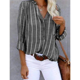 Jamy - Summer Striped Blouse