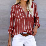 Jamy - Summer Striped Blouse