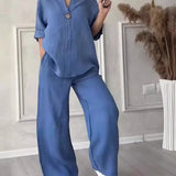 Viona – Two-Piece Linen Set for Timeless Style