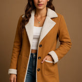 Amelia - Sherpa Fur Coat