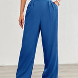 Fiene – Wide high-waisted trousers made of lightweight material